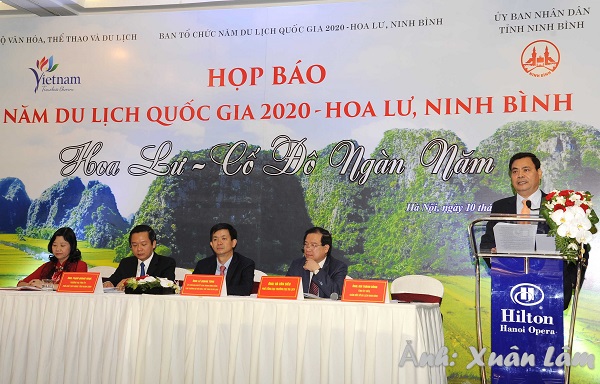 Conférence de presse sur l'Année nationale du tourisme 2020 – Hoa Lu, Ninh Binh