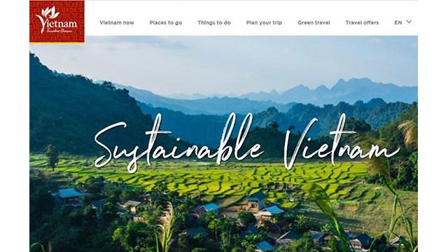 Green Travel - Page Web de promotion du tourisme durable vietnamien sur les marchés internationaux