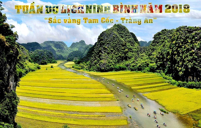 Ninh Binh organisera La Semaine du tourisme de Ninh Binh 2018 intitulée “la couleur jaune de Tam Coc – Trang An”