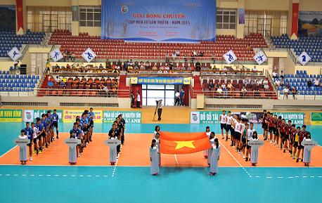 Khai mạc Giải Bóng chuyền Cúp Hoa Lư năm 2015
