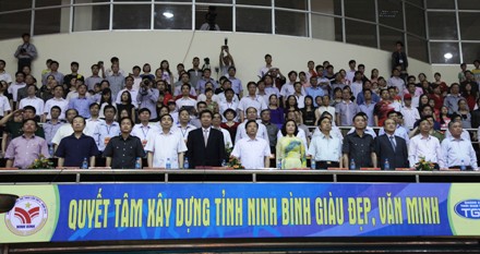 Các đại biểu dự lễ khai mạc Đại hội. Ảnh: MQ