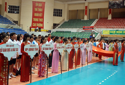 Khai mạc giải cầu lông Cúp Phát thanh- Truyền hình