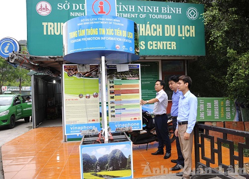 Trung tâm Thông tin Xúc tiến Du lịch Ninh Bình kiểm tra cơ sở vật chất chủ động ứng phó với cơn bão số 7 Nangka