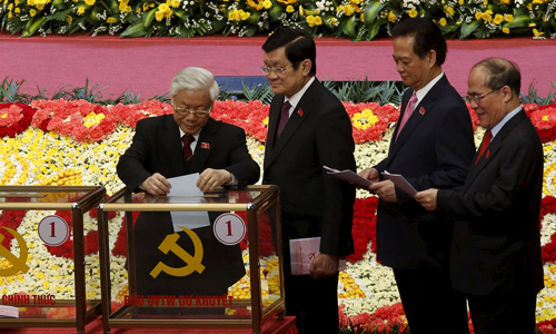 Công bố danh sách Ban Chấp hành Trung ương khoá XII