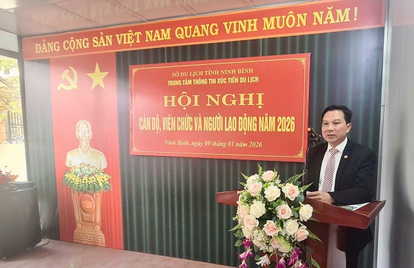 Hội nghị cán bộ, viên chức, người lao động Trung tâm Thông tin xúc tiến du lịch Ninh Bình năm 2026