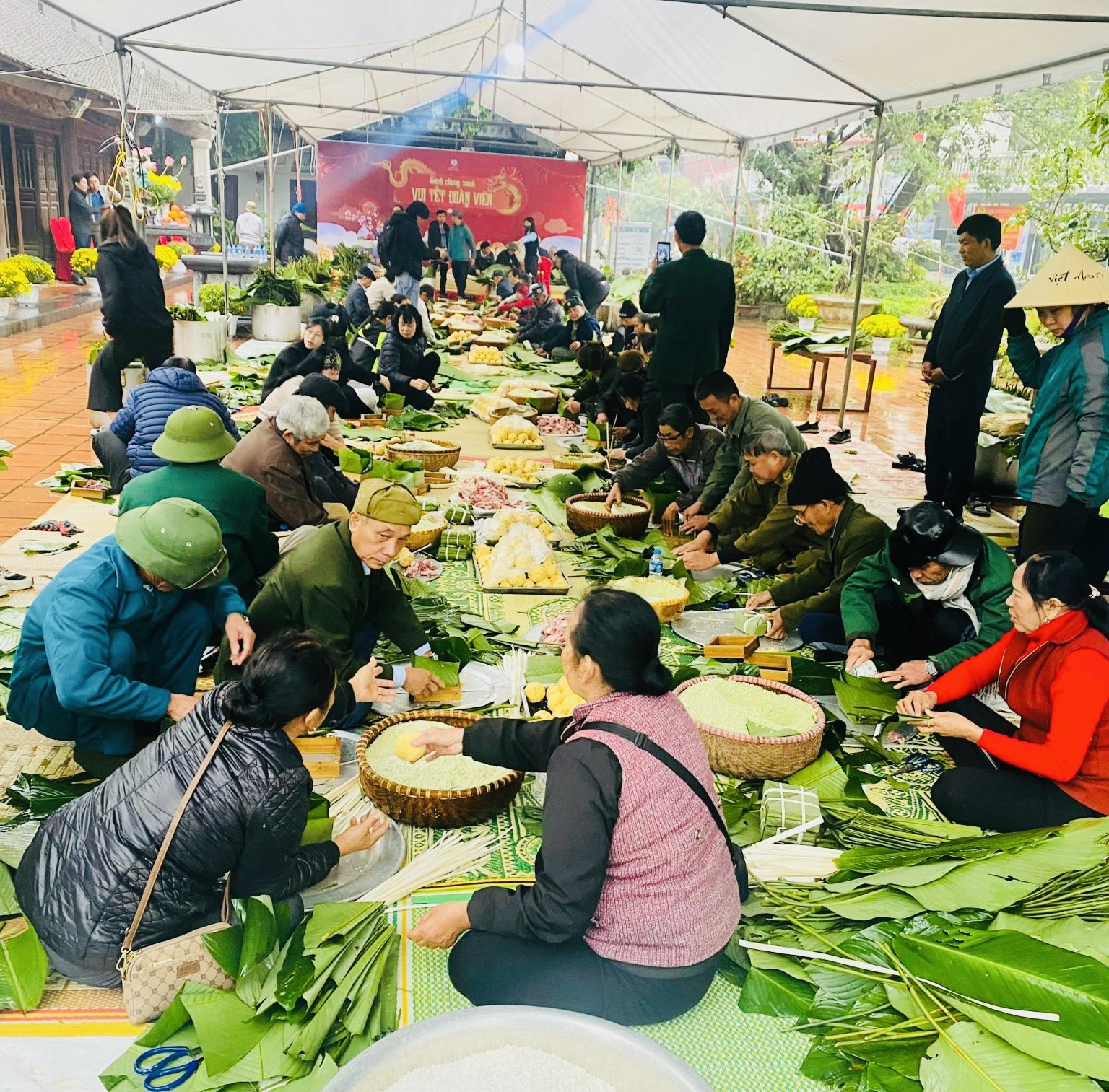 Sự kiện gói 5000 chiếc “Bánh chưng xanh – vui Tết đoàn viên” tại Ninh Bình