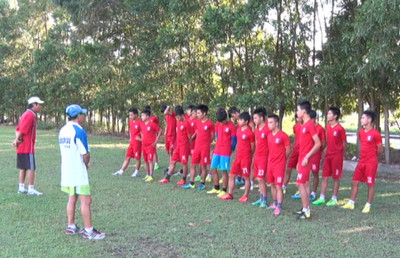 Đội bóng U19 Xi măng The Vissai Ninh Bình có nhiều khởi sắc