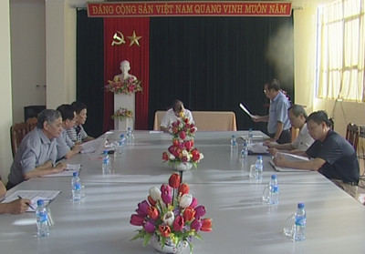 Họp Ban Tổ chức Giải quần vợt tỉnh Ninh Bình năm 2015