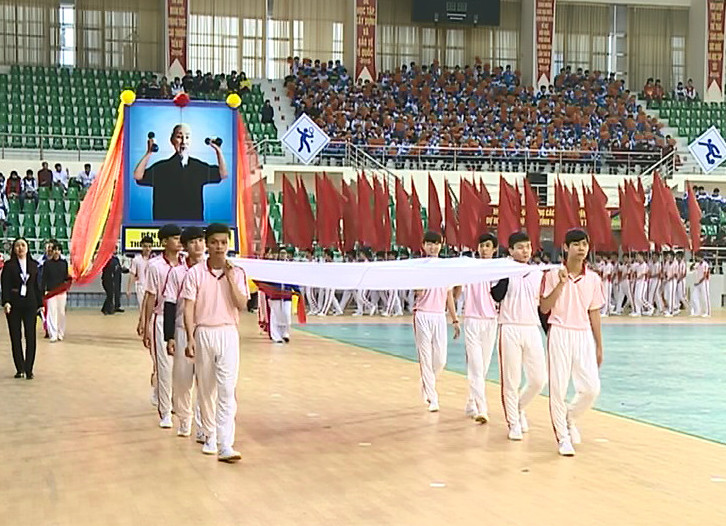 Tổng duyệt lễ khai mạc Hội khỏe Phù Đổng tỉnh lần thứ VI