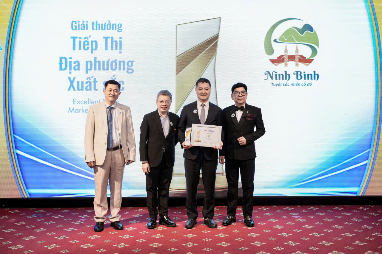 Sở Du lịch Ninh Bình được vinh danh Tiếp thị Địa phương xuất sắc năm 2025