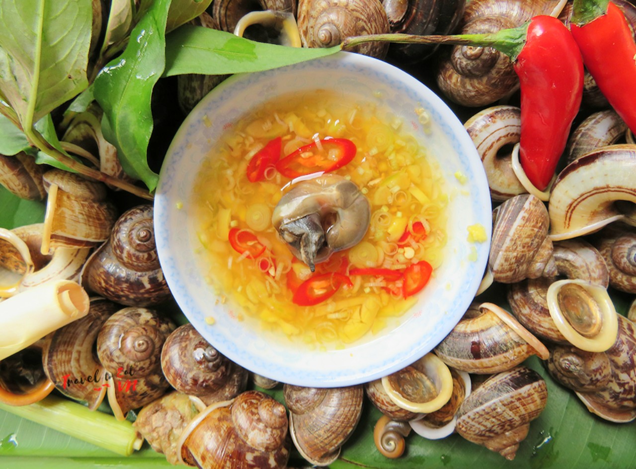 Ốc đá – món ăn đặc sản dân giã của Ninh Bình